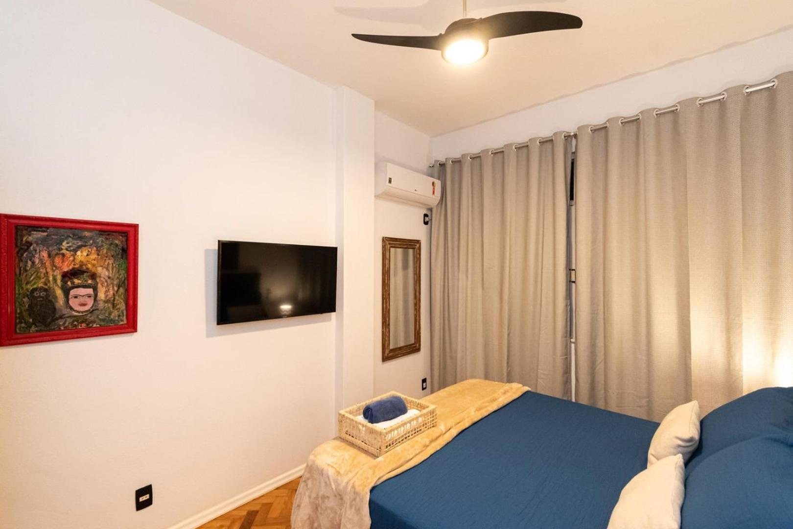 Omar do Rio - JG 42/701: Moderno Qto&sala, Internet 240mbps, Smart TV, VideoGame Retrô + Alexa (EchoDot), ao lado do Metrô, a 200 metros da Praia de Ipanema e 500 metros da Praia de Copacabana Rio de Janeiro Exterior foto