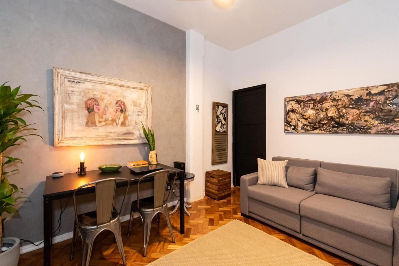 Omar do Rio - JG 42/701: Moderno Qto&sala, Internet 240mbps, Smart TV, VideoGame Retrô + Alexa (EchoDot), ao lado do Metrô, a 200 metros da Praia de Ipanema e 500 metros da Praia de Copacabana Rio de Janeiro Exterior foto